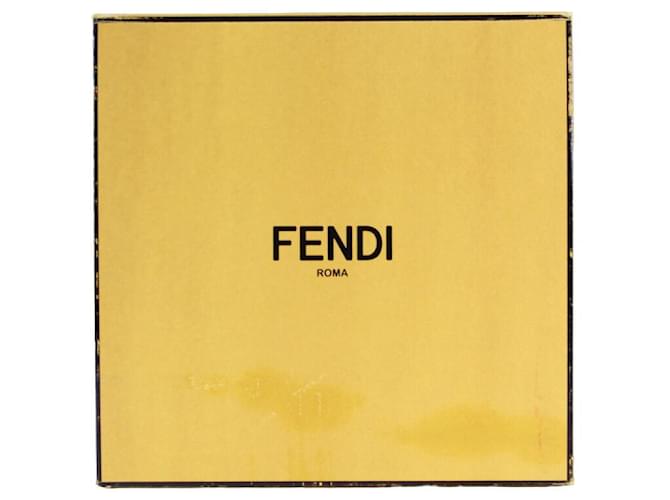 Fendi-Halsketten Schwarz Weißgold  ref.774174