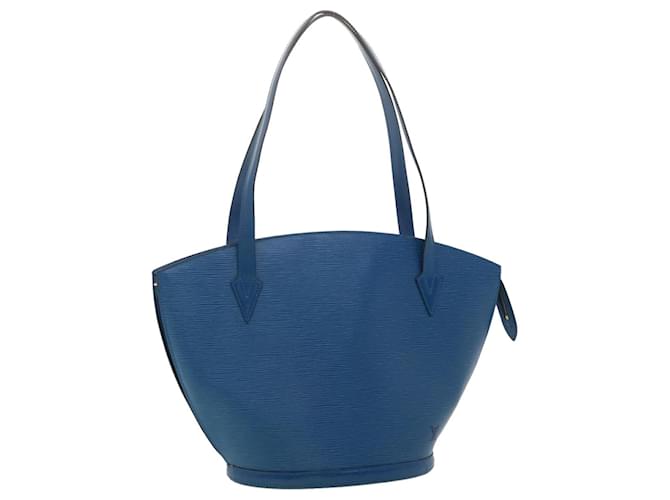 LOUIS VUITTON Epi Saint Jacques Shopping Shoulder Bag Blue M52275 LV Auth 34584 Leather  ref.774189