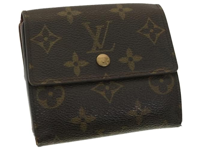 Louis Vuitton Monogram Canvas Elise Double Side Wallet One Size