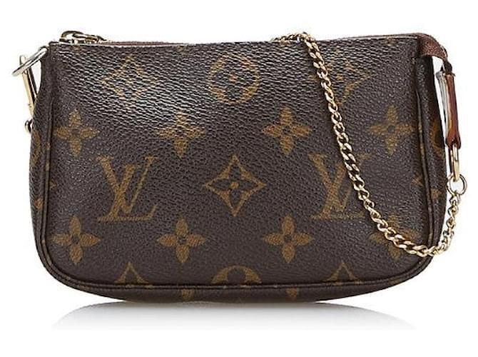 Louis Vuitton Monogram Mini Pochette Accessoires Brown ref.774463