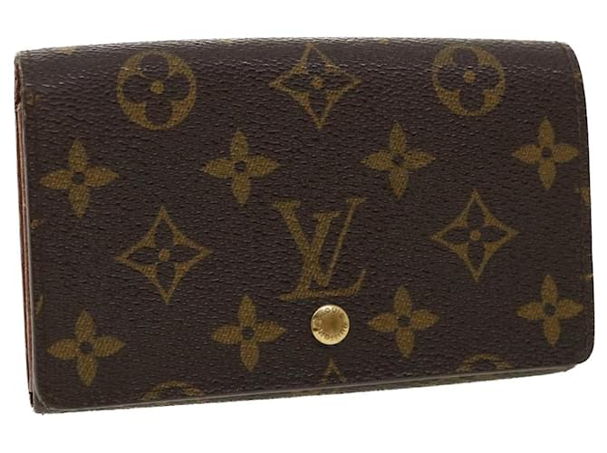 Louis Vuitton Monogram Porte Monnaie Tresor Wallet