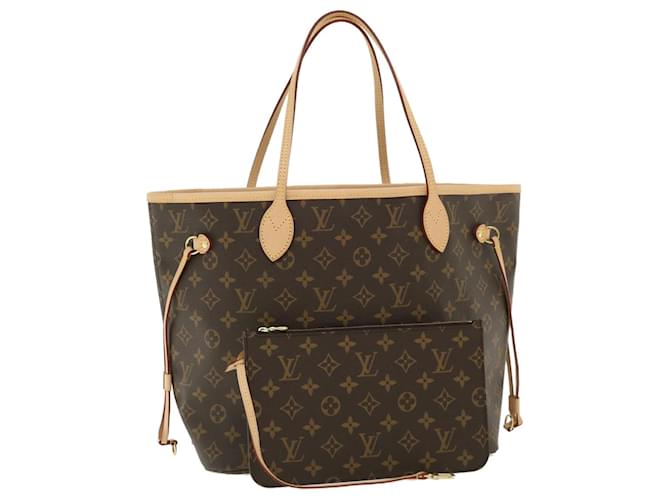 LOUIS VUITTON Monogramme Neverfull MM Tote Bag M40156 LV Auth lt698 Toile  ref.774618