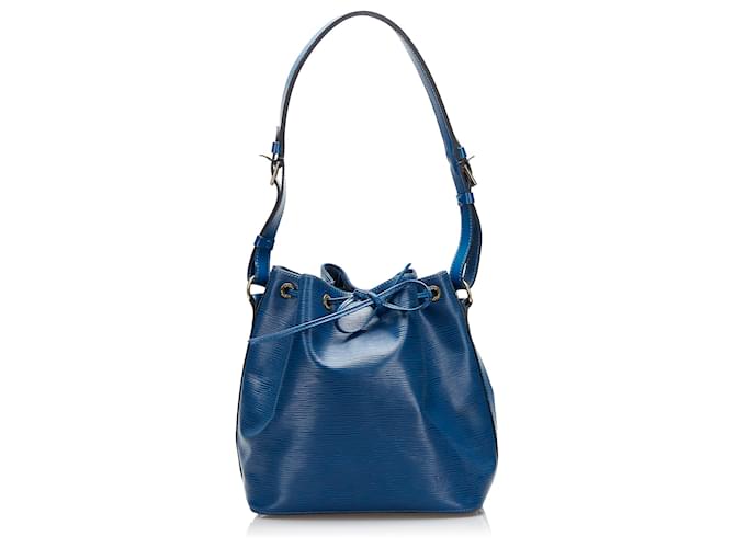 Louis Vuitton Blue Epi Petit Noe Azul Cuero  ref.775083