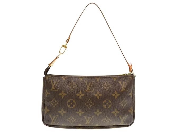 Louis Vuitton Pochette Accessoires Brown Cloth  ref.775433