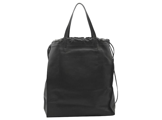 Edge Céline Vertical Cabas Preto Couro  ref.775462