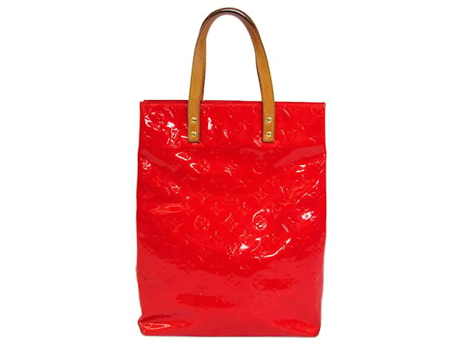 Louis Vuitton führen Rot Lackleder  ref.775476