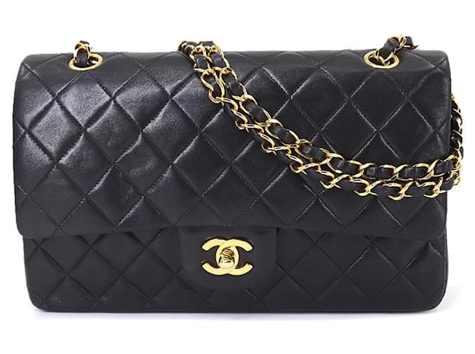 Chanel Timeless Black Leather  ref.775517