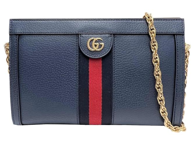Gucci Ophidia Navy blue Leather  ref.775753