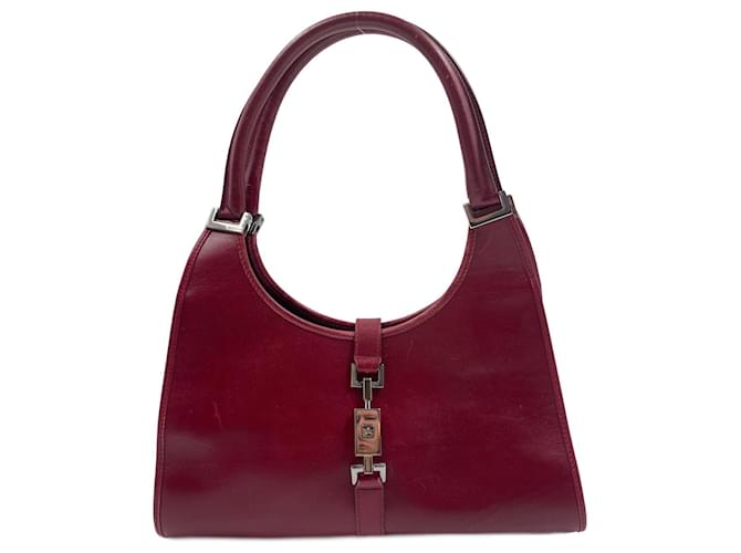 Gucci Bardot-Tasche aus rotem Leder  ref.775834