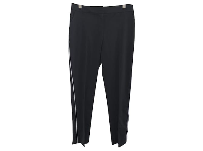 Louis Vuitton Pantalones, polainas Negro Lana  ref.776048