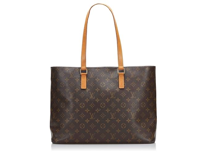 Louis Vuitton Monogram Marron Luco Toile  ref.776112