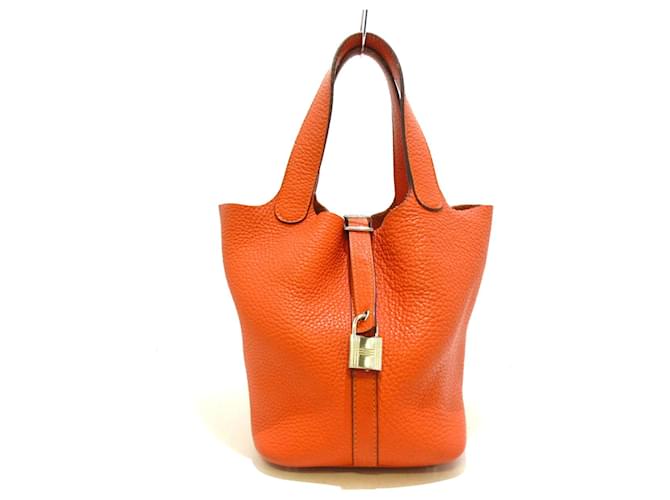 Hermès Picotin Orange Leather  ref.776181