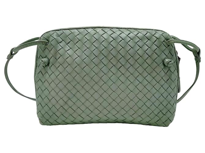 Bottega Veneta Nodini Grun Leder ref.776289 Joli Closet