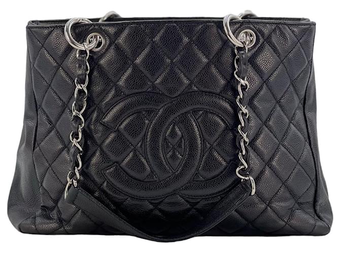 Chanel GST black Leather  ref.776414