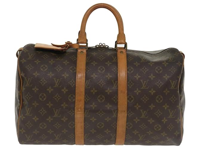 Louis Vuitton Keepall 45 Brown Cloth  ref.776495
