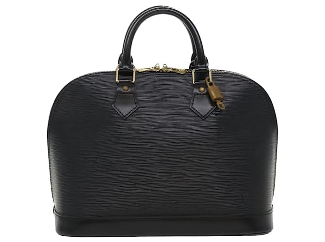 Louis Vuitton Alma Black Leather  ref.776569
