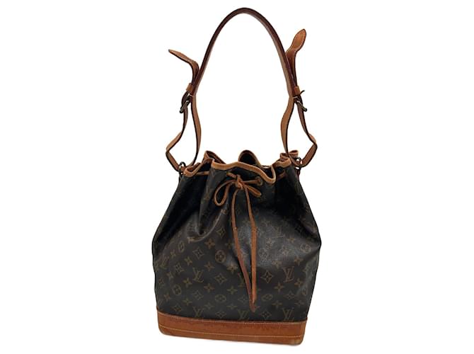 Brown Coated Canvas Louis Vuitton Noe Cloth  ref.776709