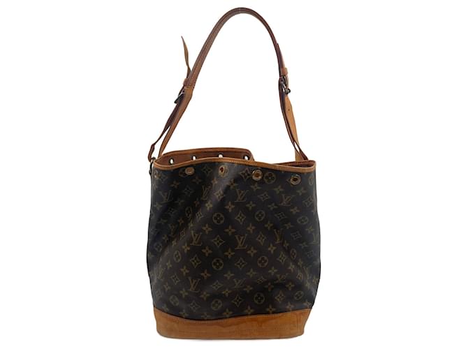 Brown Coated Canvas Louis Vuitton Noe Cloth  ref.776711