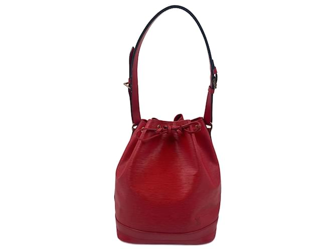 Red Epi Leather Louis Vuitton Petit Noe Blue Cloth  ref.776714