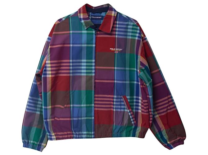 Polo Ralph Lauren Polo Sport Madras Jacket in Multicolor Cotton Multiple colors  ref.776831
