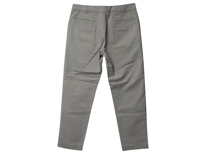 Pantalones Isabel Marant Etoile de pernera recta de algodón gris topo  ref.776865