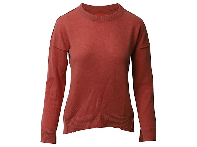 Zadig & Voltaire Star Patch Sweater in Pink Cashmere Wool  ref.776910