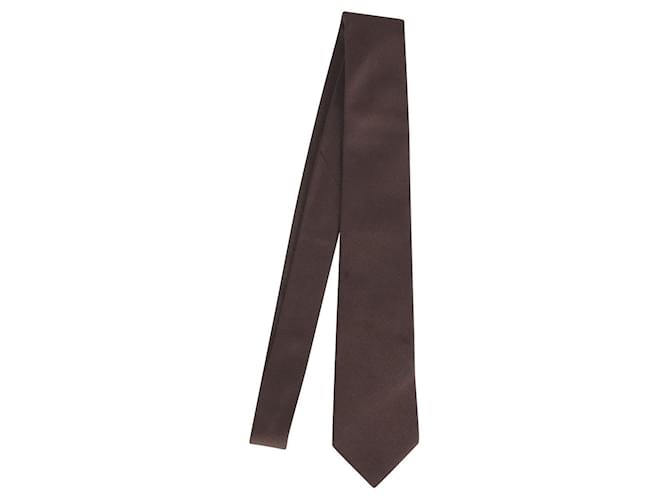 Church's Formal Krawatte aus brauner Seide  ref.776944