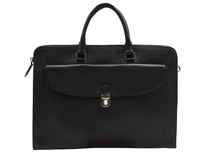 Tod's Extra Slim Briefcase in Black Leather  ref.776962