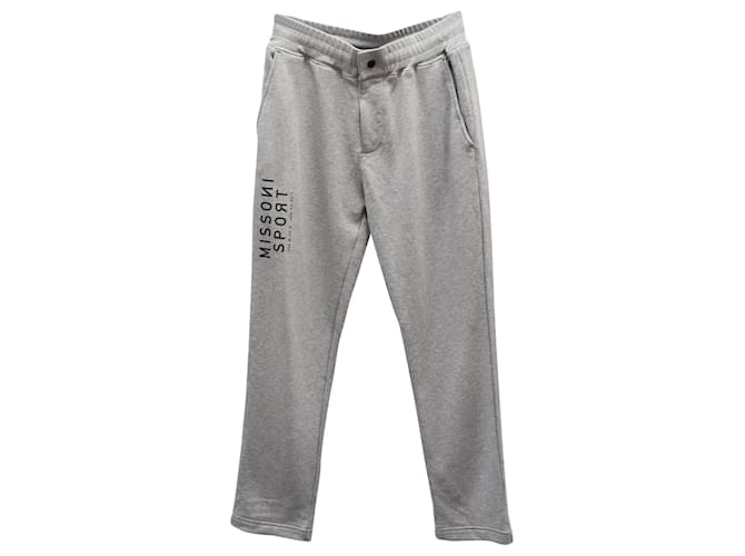 Missoni Sport Sweatpants in Grey Cotton  ref.776991