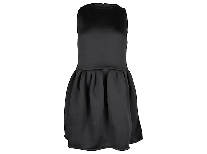 Max Mara Shock Jersey Mini Dress in Black Polyester  ref.777004