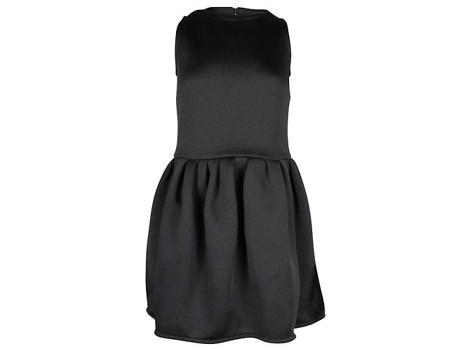 Mini abito Max Mara Shock Jersey in poliestere nero