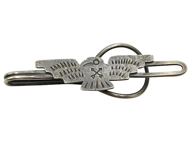 Clipe de gravata Ralph Lauren RRL Bird Pin em metal prateado Prata Metálico  ref.777017