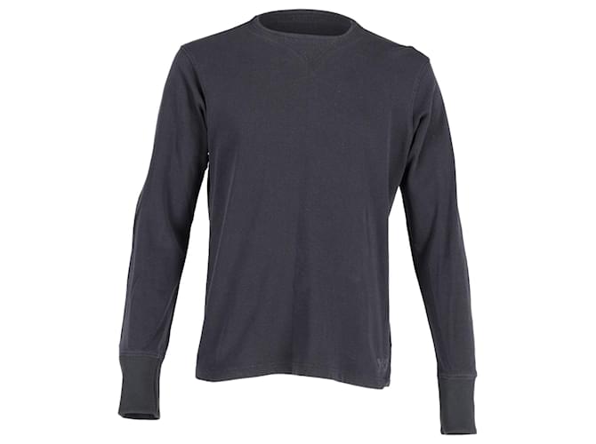 Y3 Y-3 Loopback-Sweatshirt aus schwarzem Baumwoll-Jersey Baumwolle  ref.777032