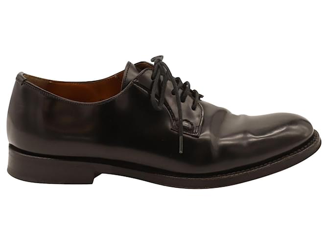 Church's Lace Up Derby Shoes in Black Leather  ref.777057