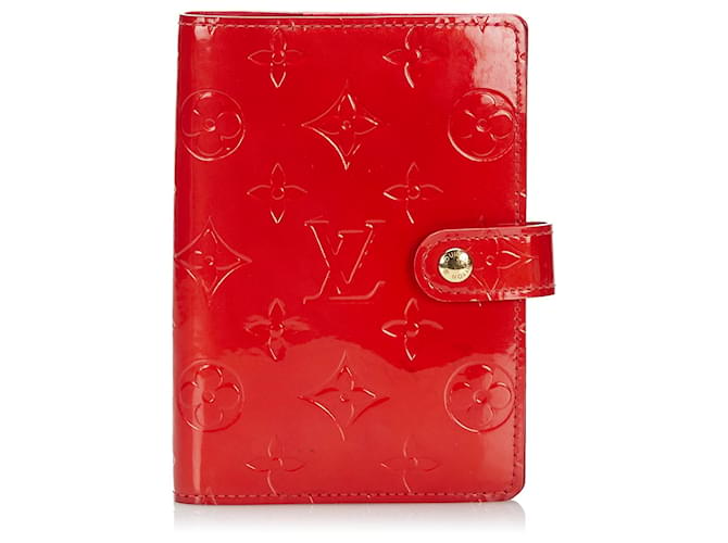 Louis Vuitton Red Vernis Agenda PM Leather Patent leather  ref.777137