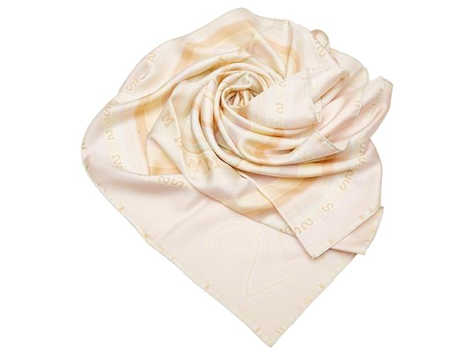 Hermès Hermes Pink Tohu Bohu Silk Scarf Cloth  ref.777166
