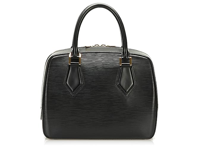 Louis Vuitton Black Epi Sablons Negro Cuero  ref.777171