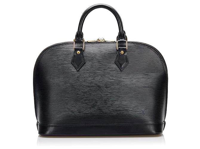 Louis Vuitton Alma Black Leather  ref.777195