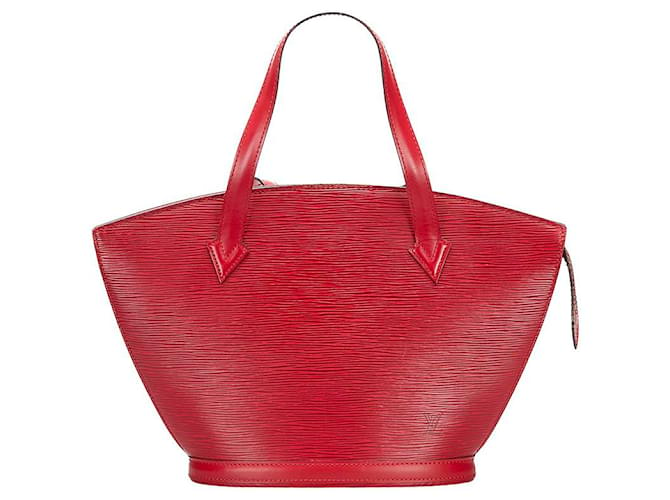 Louis Vuitton Saint Jacques Red Leather  ref.777674