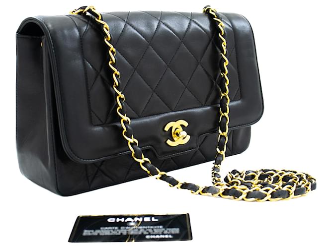 CHANEL Classic Single Flap Chain Shoulder Bag Crossbody Black Leather  ref.777784