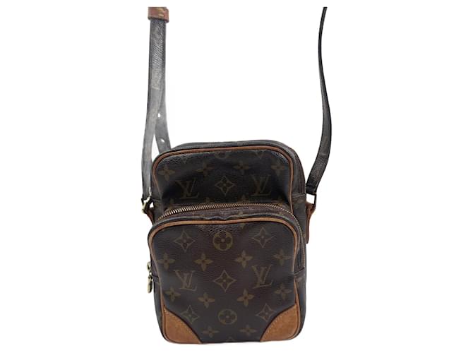 Brown Coated Canvas Louis Vuitton Amazone Cloth  ref.777794