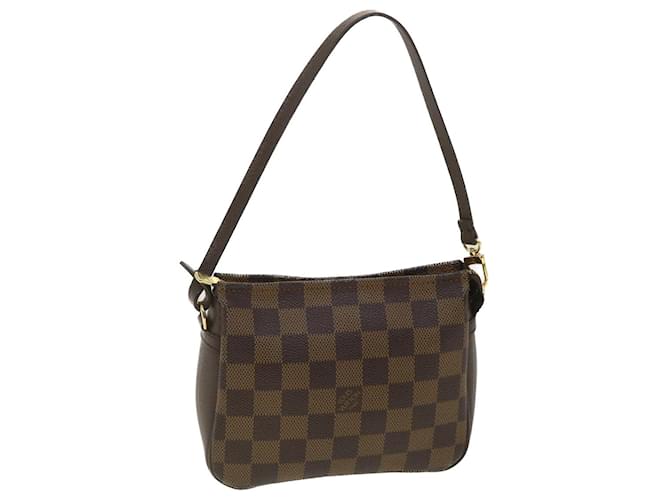 Maquiagem Louis Vuitton Trousse Marrom Lona  ref.777847