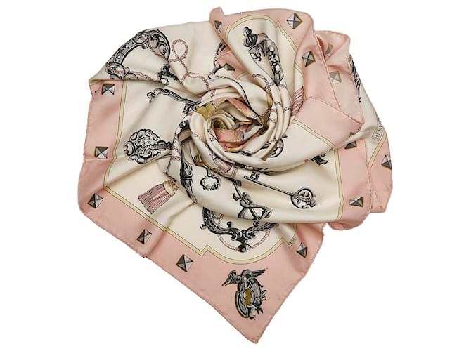 Hermes and Louis Vuitton Silk Scarves.
