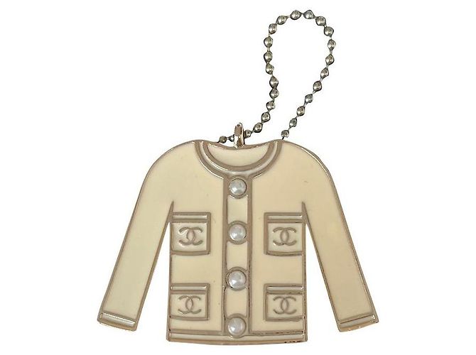 Charm bolsa CHANEL Branco