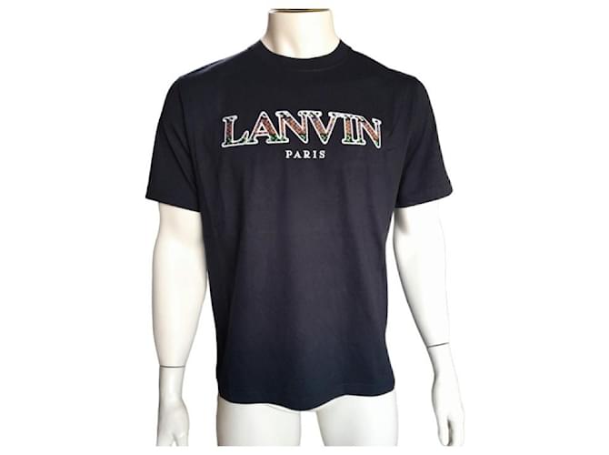 Lanvin tees Coton Bleu foncé  ref.778165
