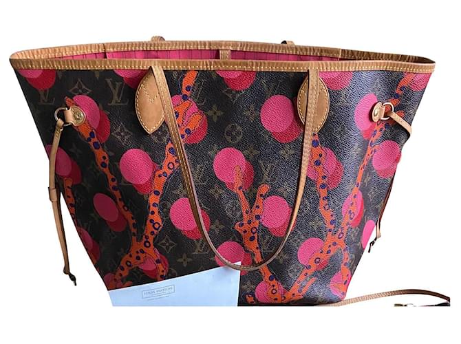 Louis Vuitton Neverfull MM Ramages Synthétique Multicolore  ref.778297