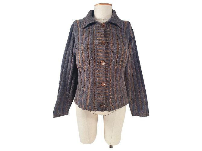 Autre Marque Strickjacke Maria of Repabianca Seide Kaschmir Wolle Mehrfarben