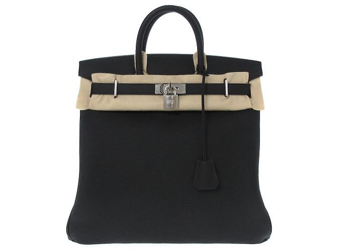 Haut à courroies Hermès Hermes Haut a Courroies Nero Pelle