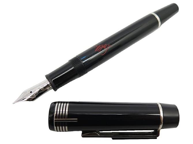 SIR GEORG SOLTI LIMITED EDITION MONTBLANC FOUNTAIN PEN 35930 FOUNTAIN PEN Black Resin  ref.778528