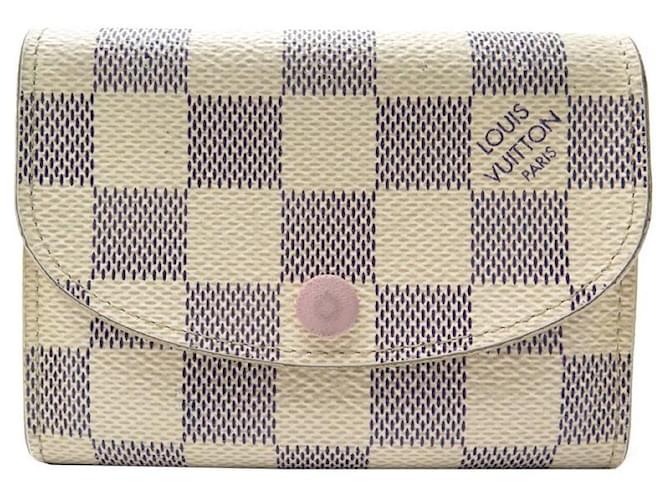 Rosalie Coin Purse Damier Azur Canvas - Wallets and Small Leather
